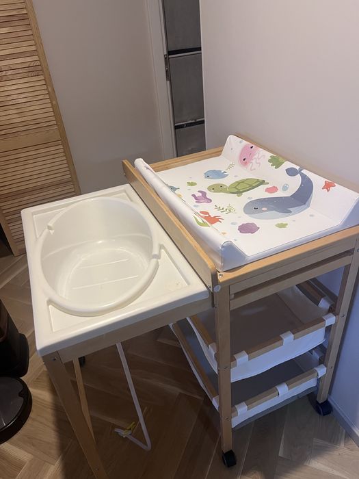 Wanienka z przewijakiem