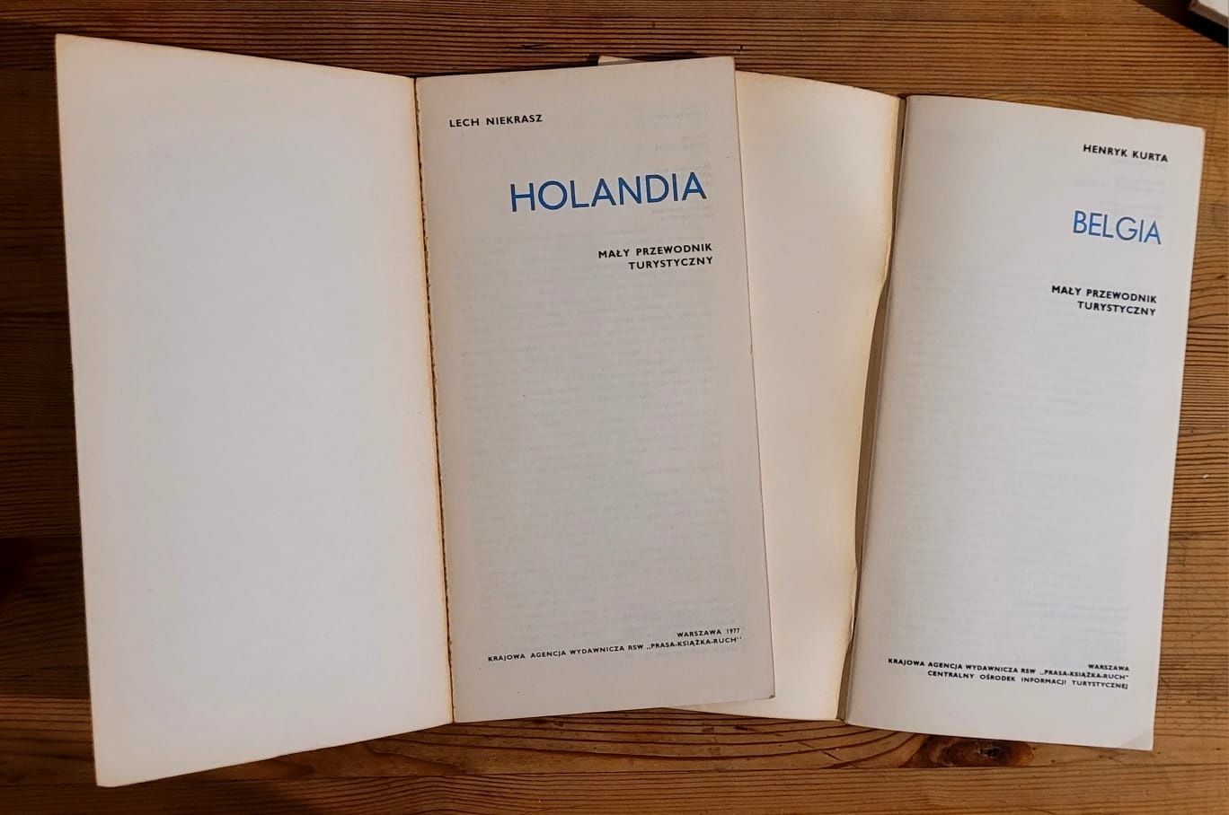 2 książki Holandia, Belgia
