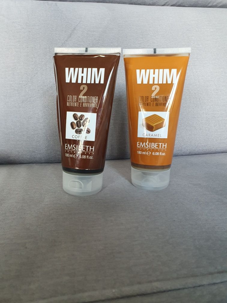 Odżywka koloryzujaca Whim do włosów marki Maanu brąz carmel