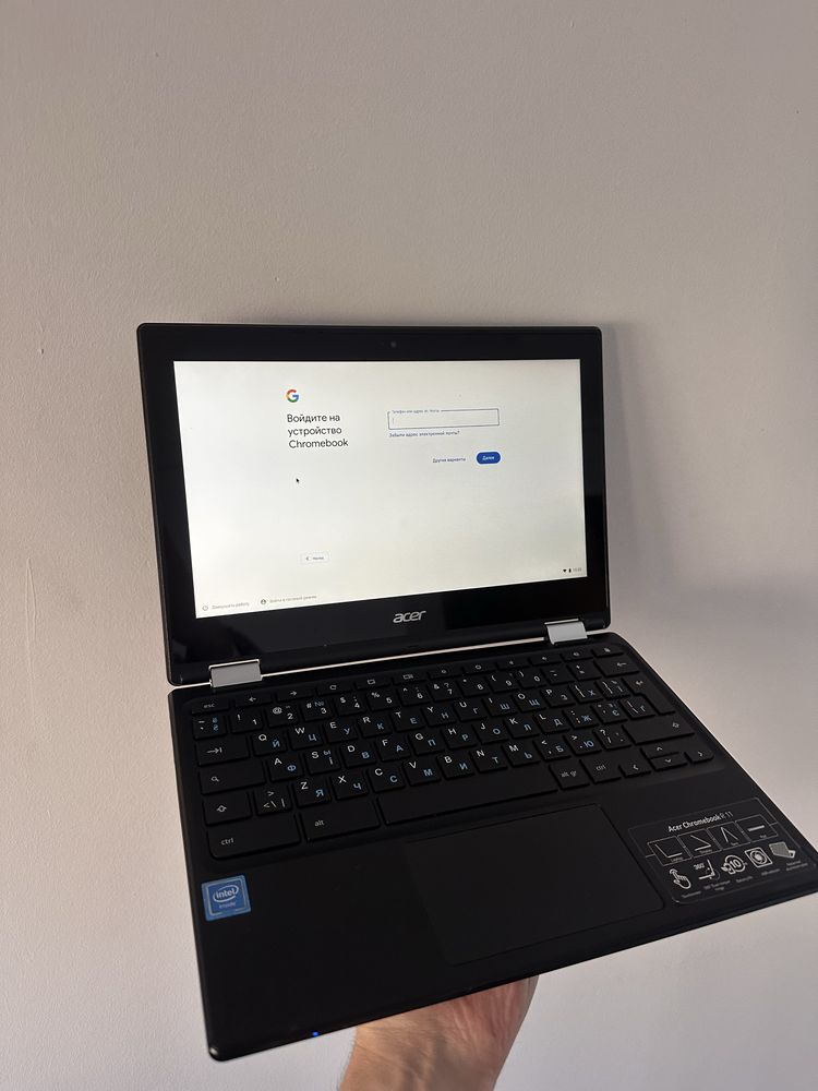 Ноутбук-трансформер Acer Chromebook сенсорный 4/32