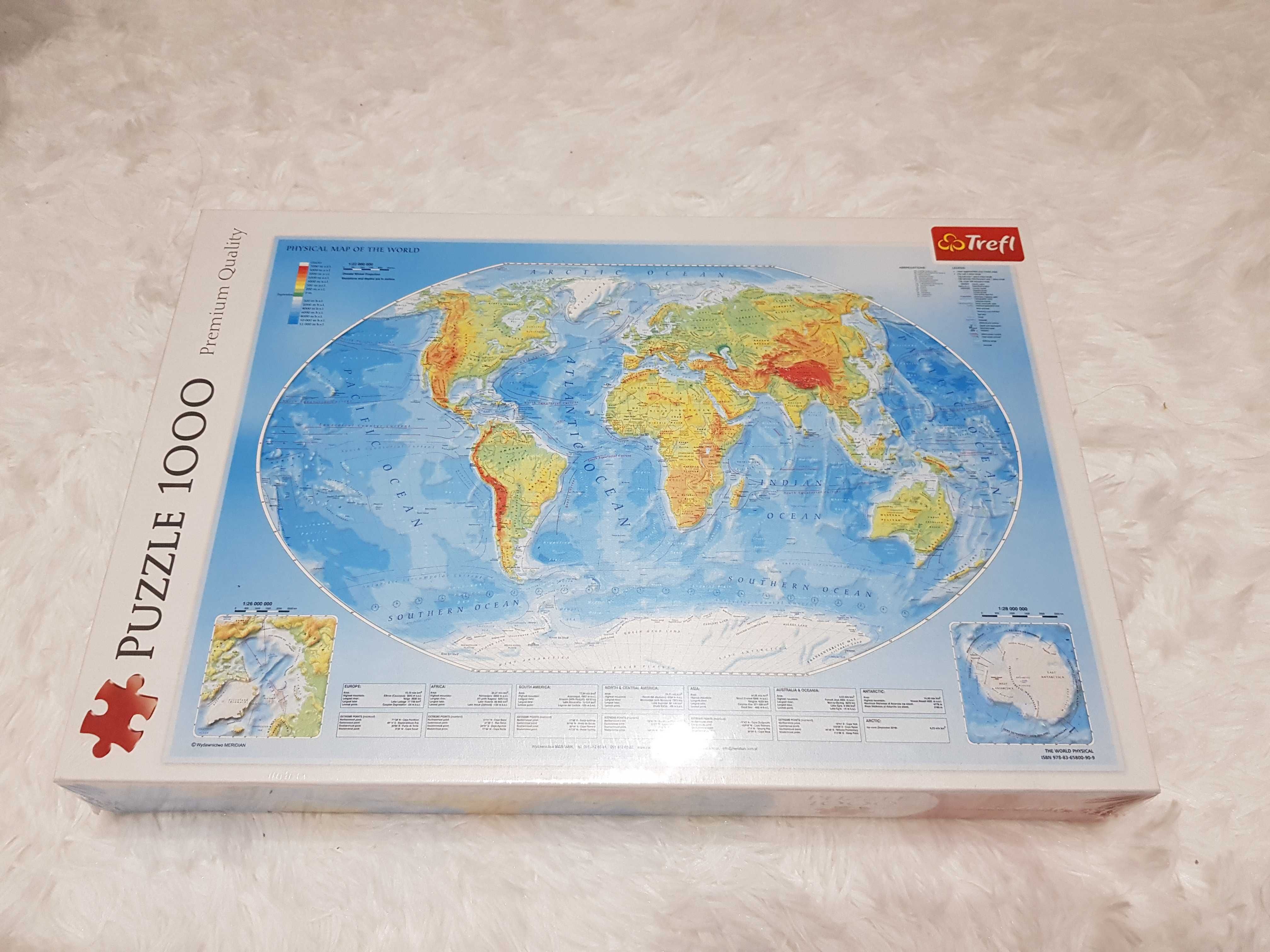 Puzzle 1000 MAP OF THE WORLD
