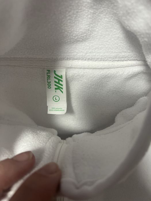 Фліска флісова кофта біла медична