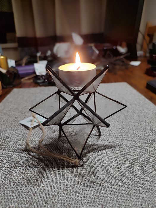 Підсвічник-декор із скла