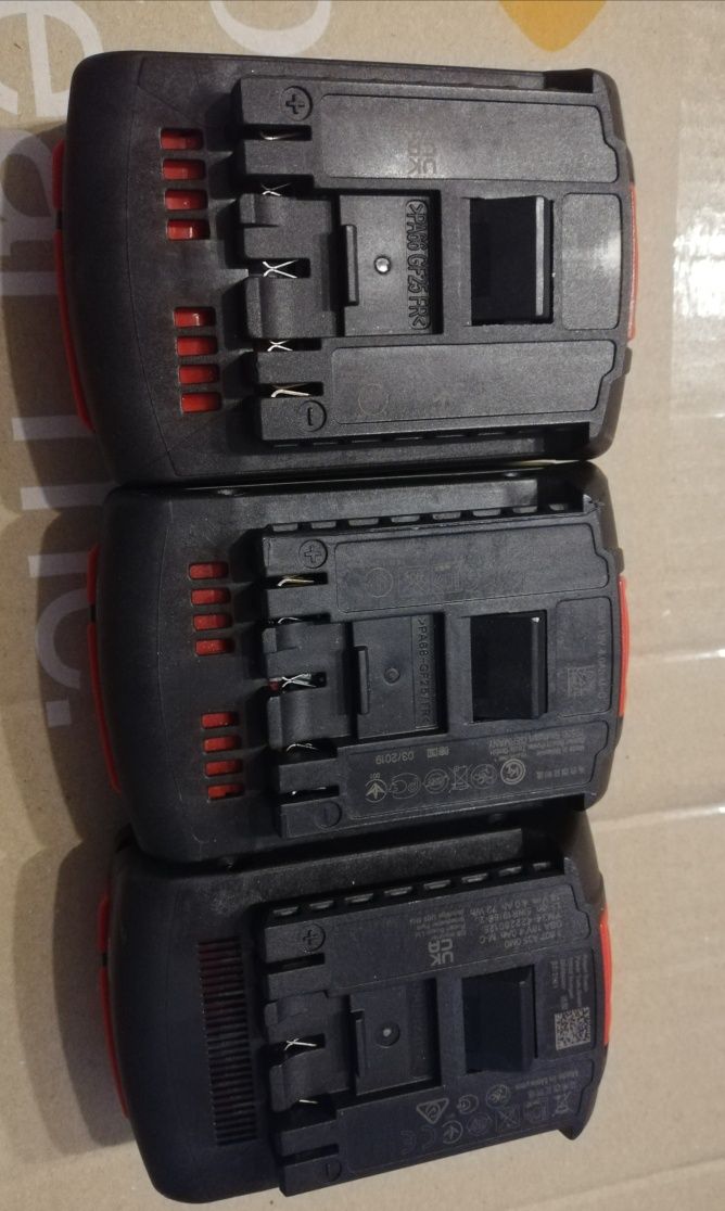 3x GBA 18V 4,0 AH oryginalne bateria akumulator bosch