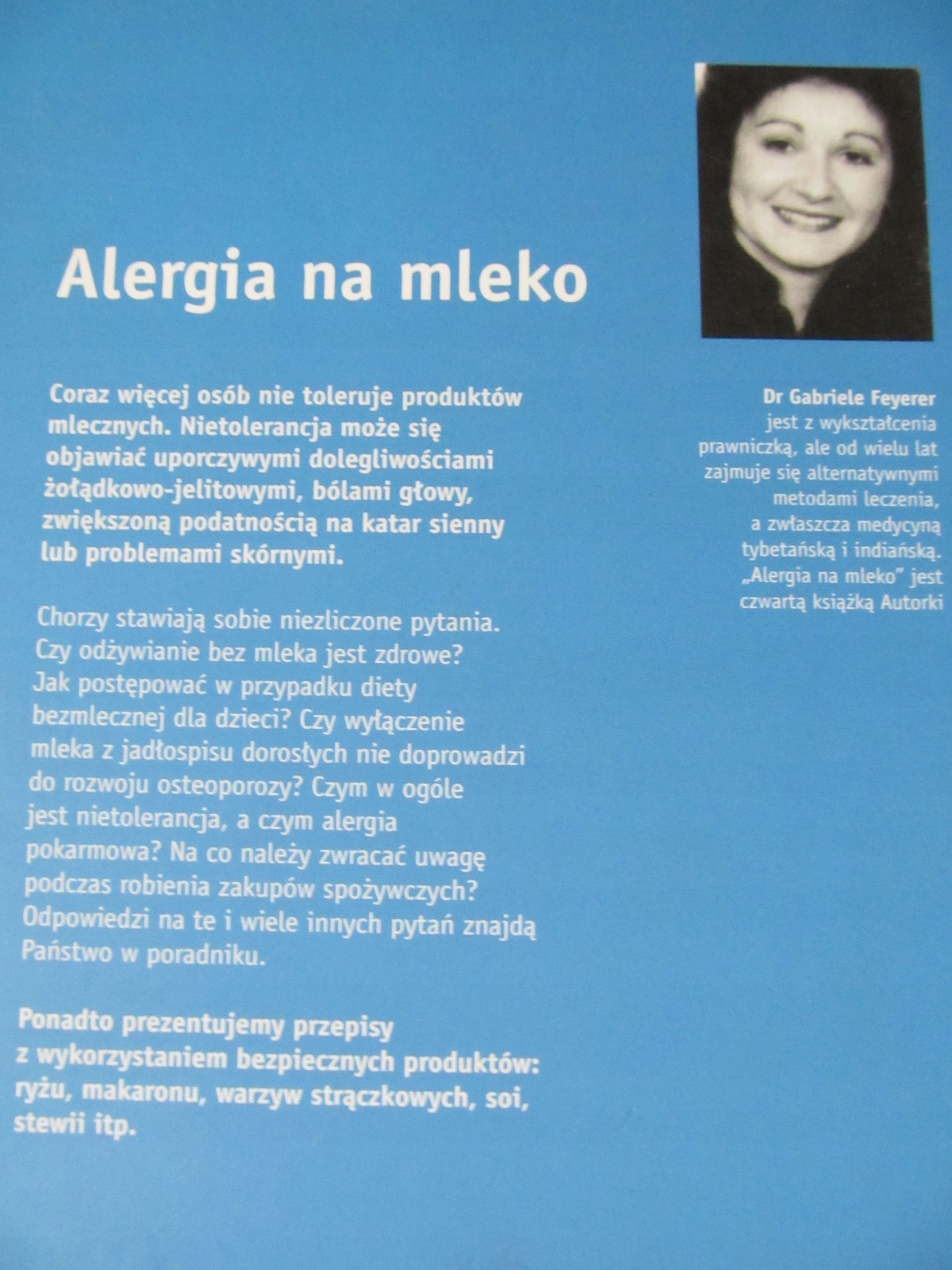 Alergia Na Mleko Gabriele Feyerer