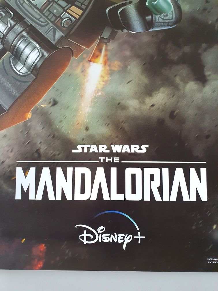 Plakat Star Wars Mandalorian Gwiezdne Wojny Boba Fett Disney