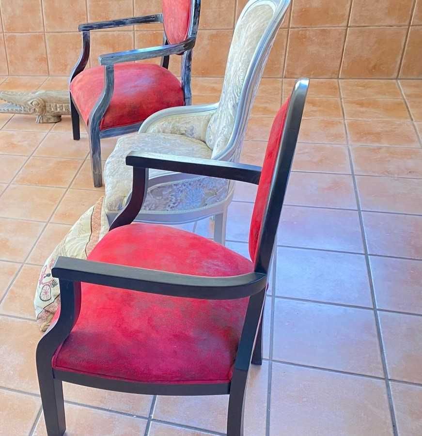 Cadeirões de vários modelos