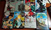 Livros mangá como novos