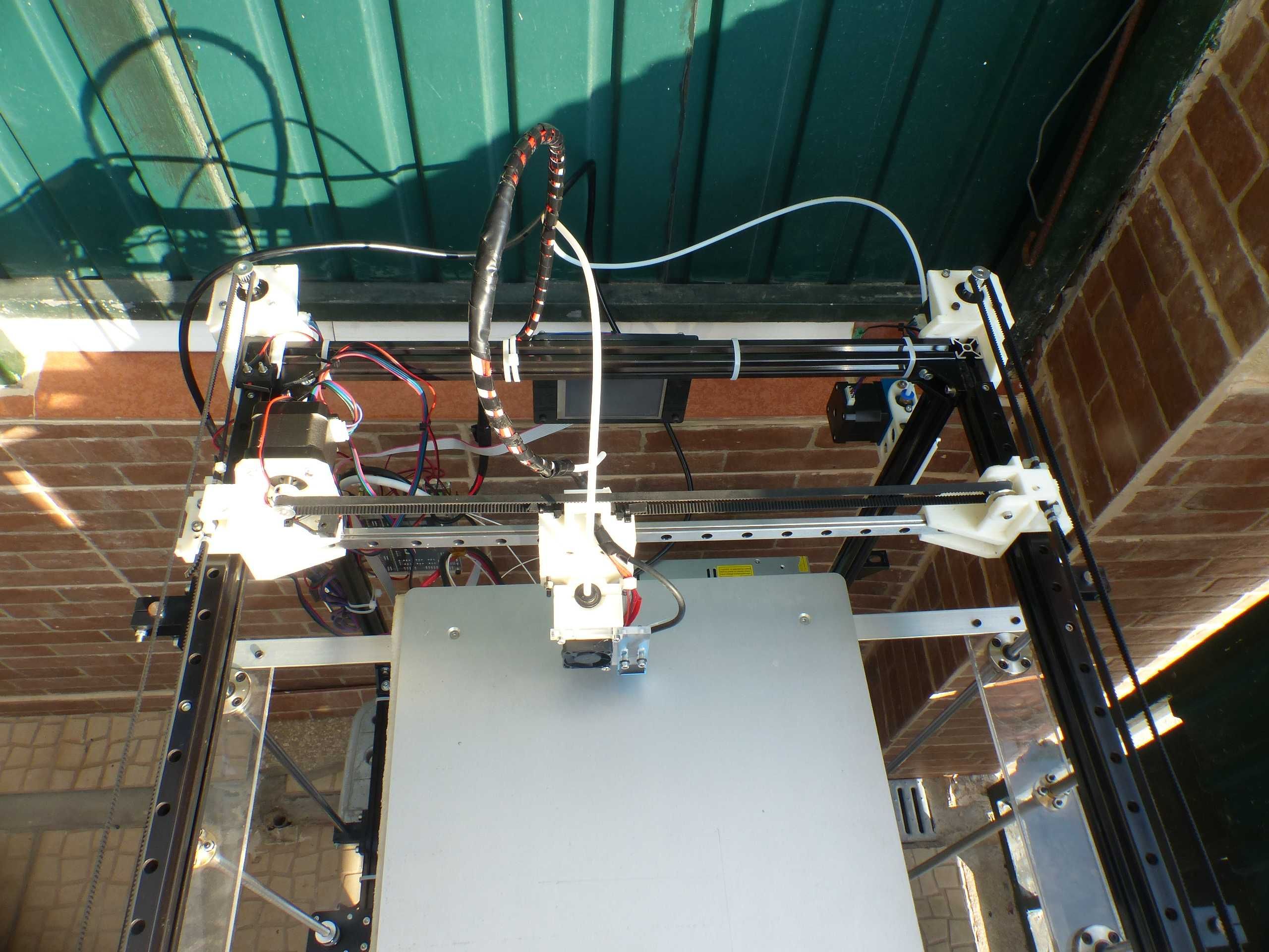 Impressora 3D FLSun Cube com Guias lieneares e muitos upgrades