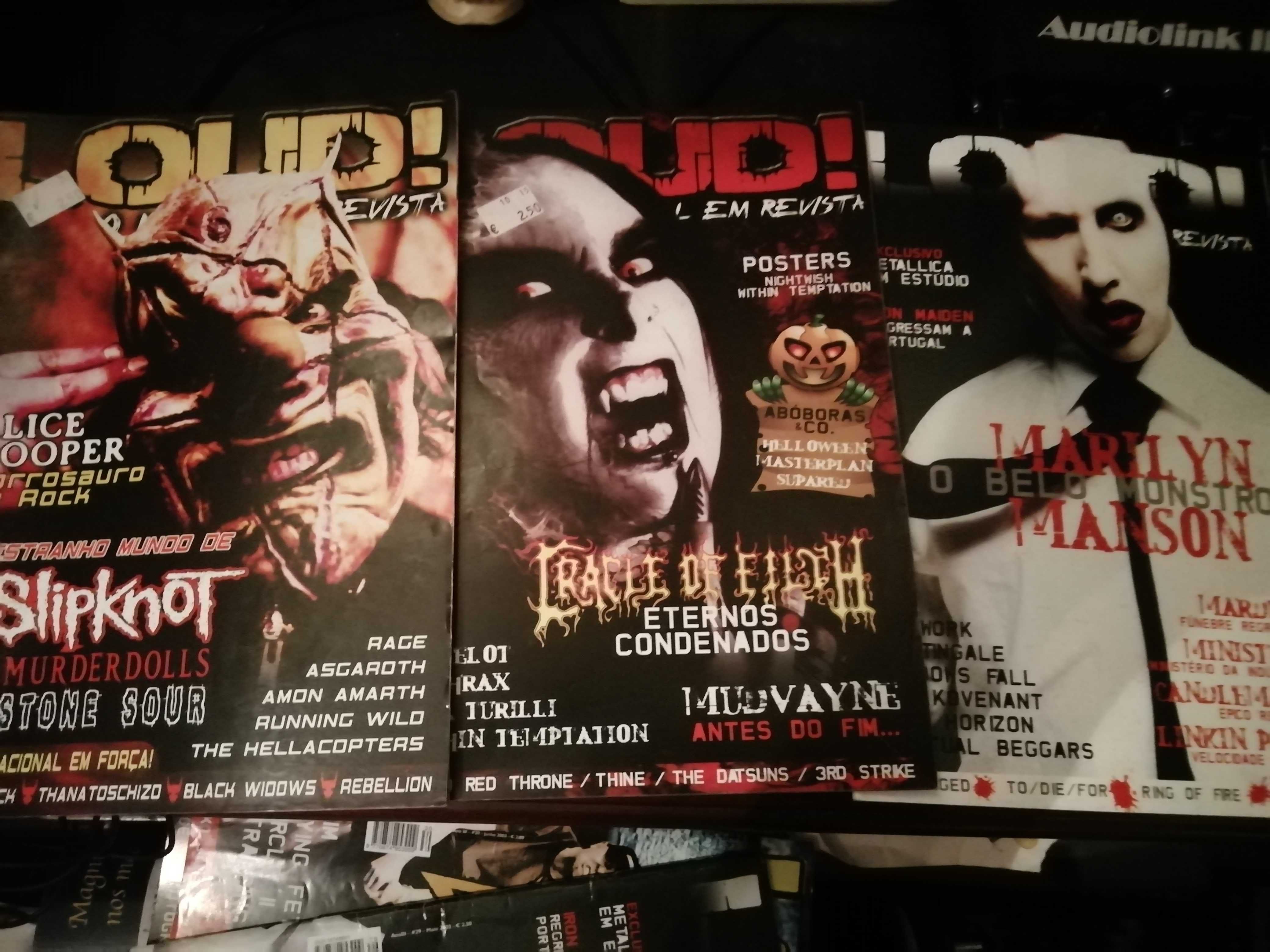 Lote 36 revistas loud metal magazine