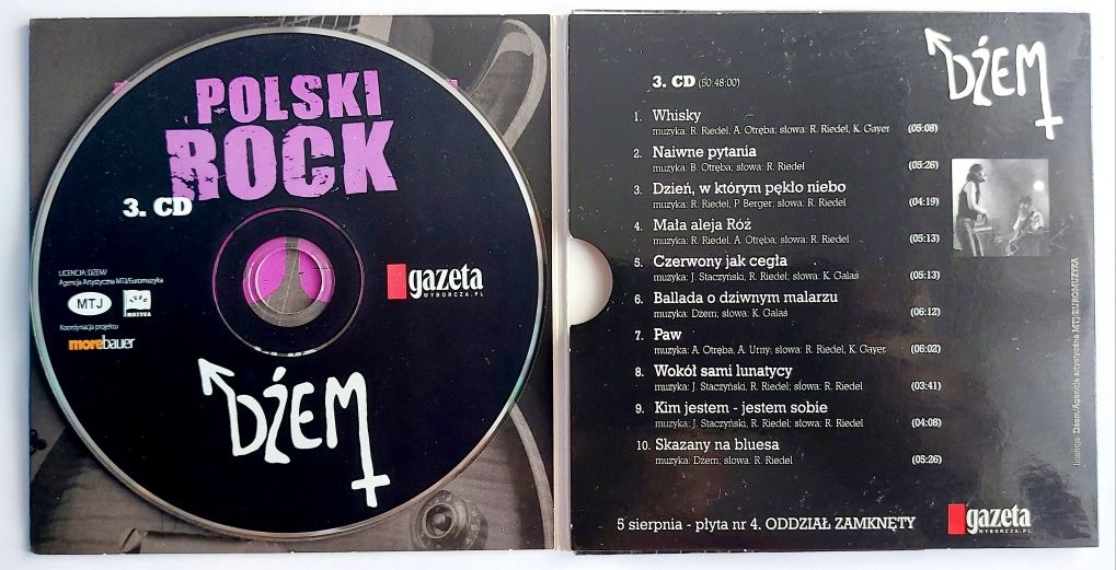 Dżem Polski Rock 3. CD 2010r