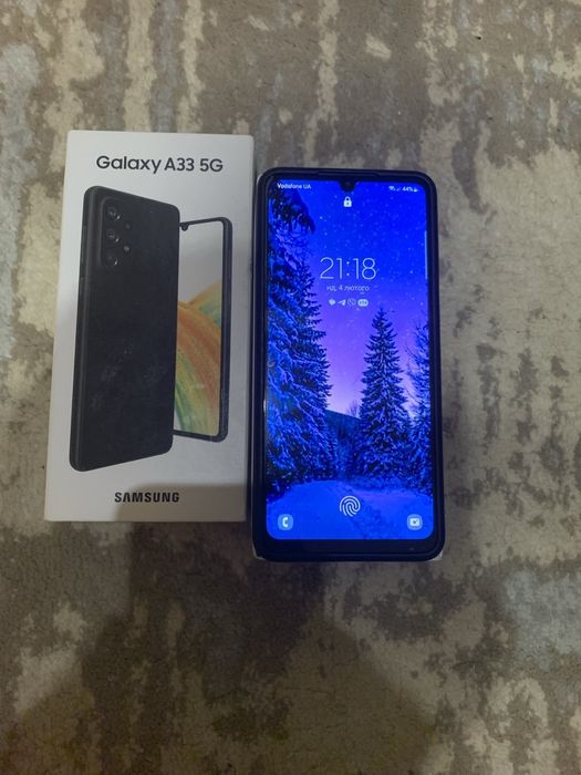 Смартфон Samsung Galaxy A33 5G 6/128GB Black