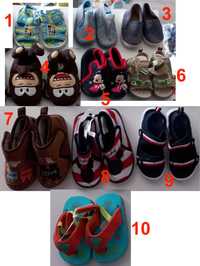 Sapatos para criança pequena (tamanhos 19 a 23)