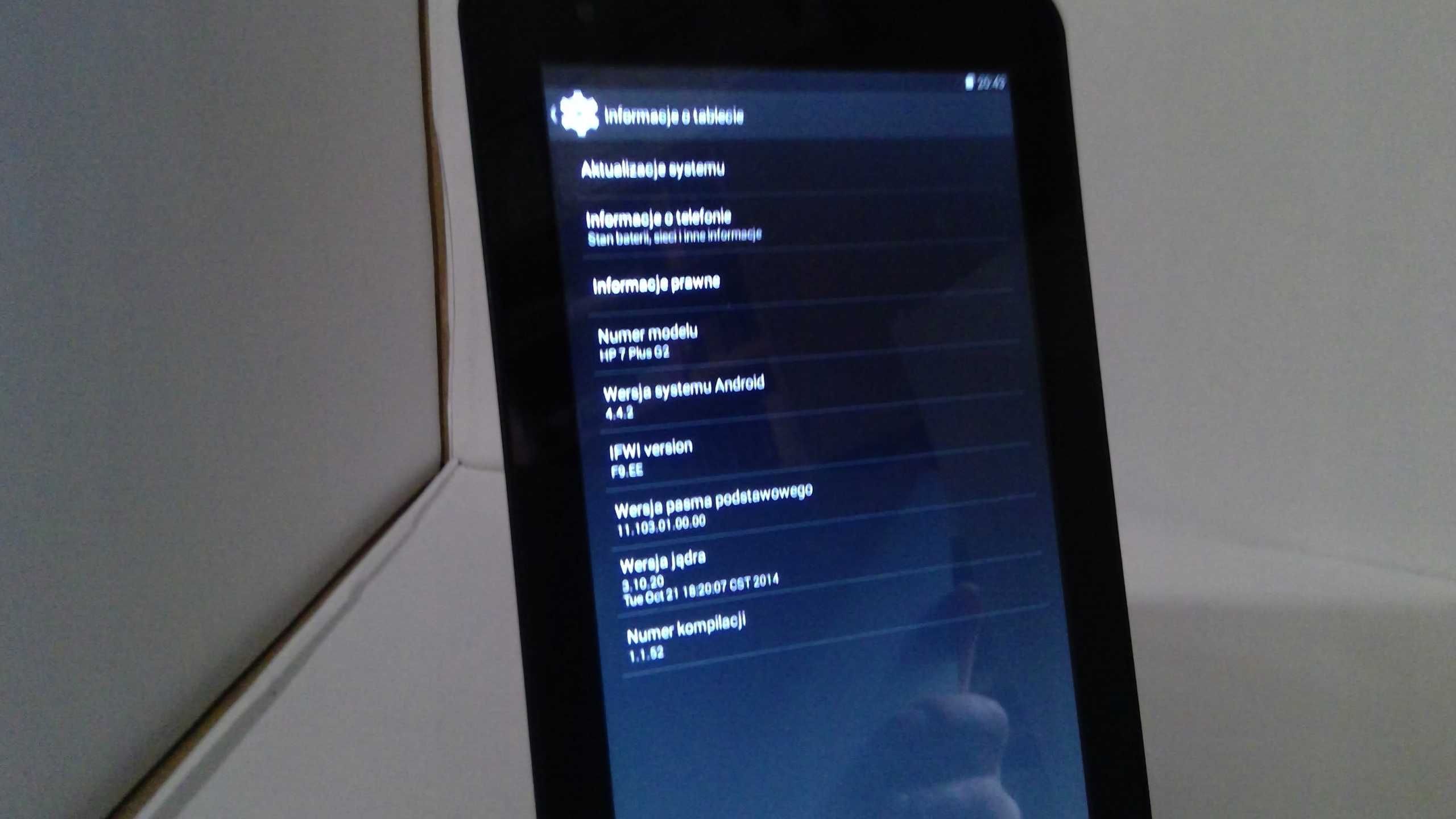 Tablet HP 7 PLUS G2 nr974