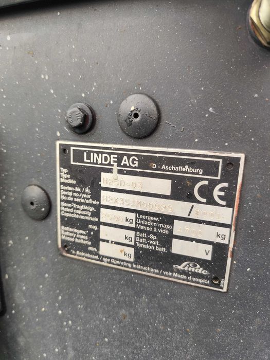 Wózek Widłowy Linde H25 2001