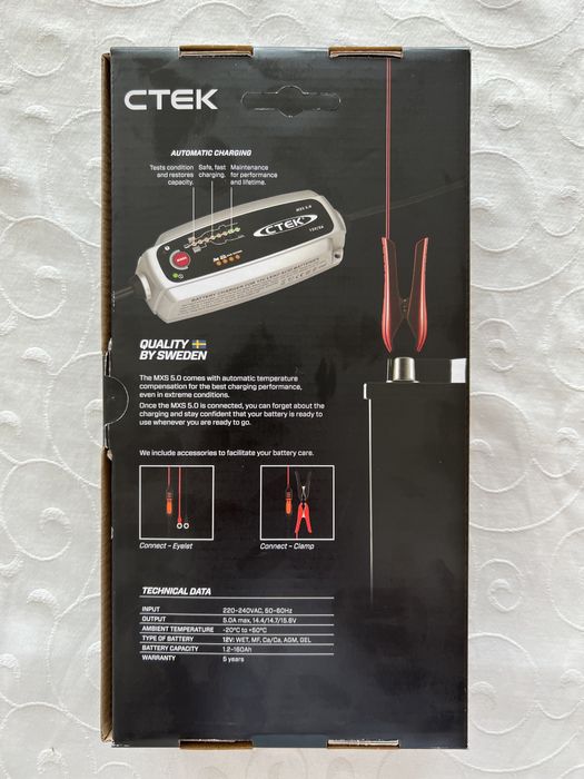 Carregador Inteligente CTEK MXS 5.0