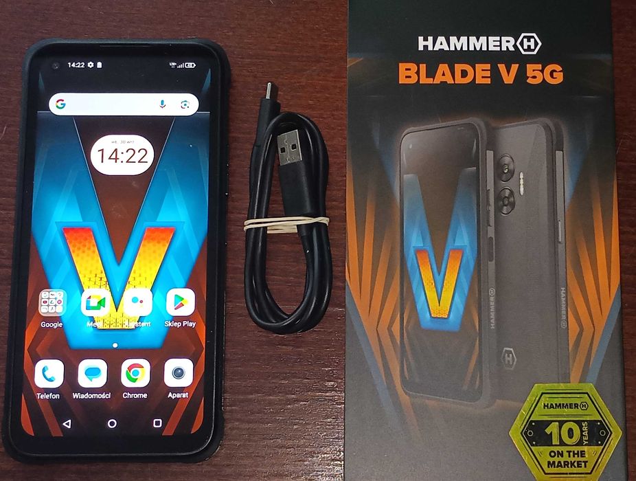 Hammer Blade V 5G 8GB/256GB Android 13 zestaw -ideał