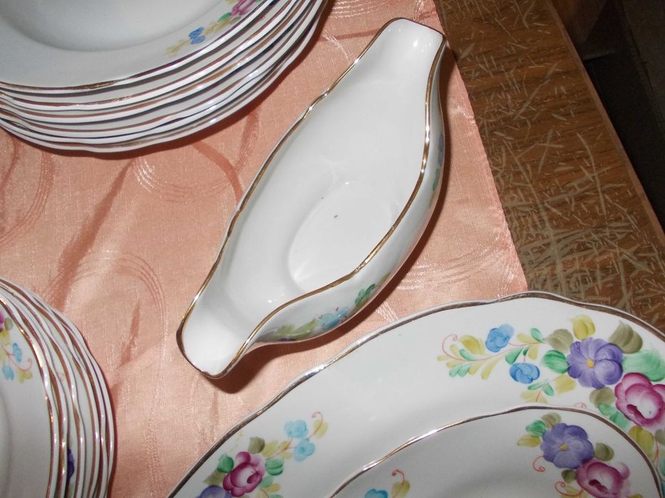 сервиз столовий новый на 6 персон пр-ва УССР Дружковка ручная роспись