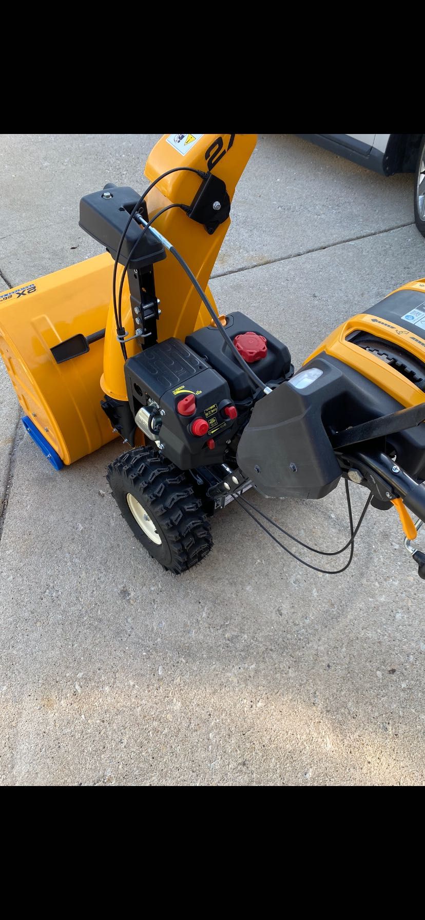 Cub cadet 2x odsniezarki