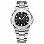 Zegarek męski czarny Poedagar luksusowy gucci rolex pathek philippe