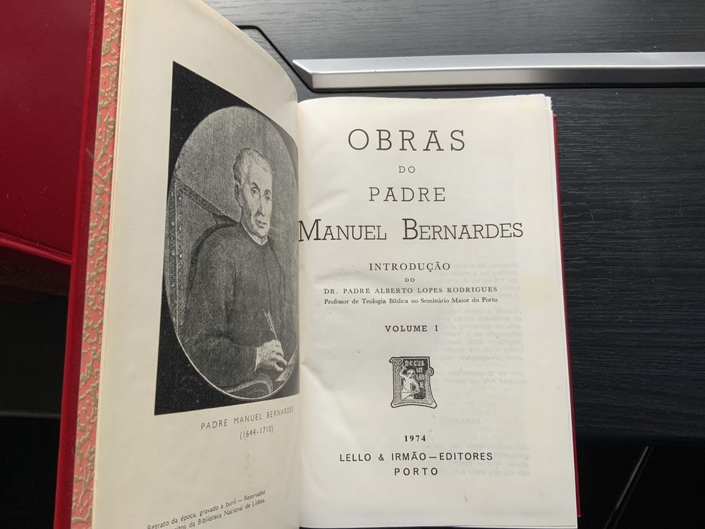 Obras Completas - Padre Manuel Bernardes, ed. Lello