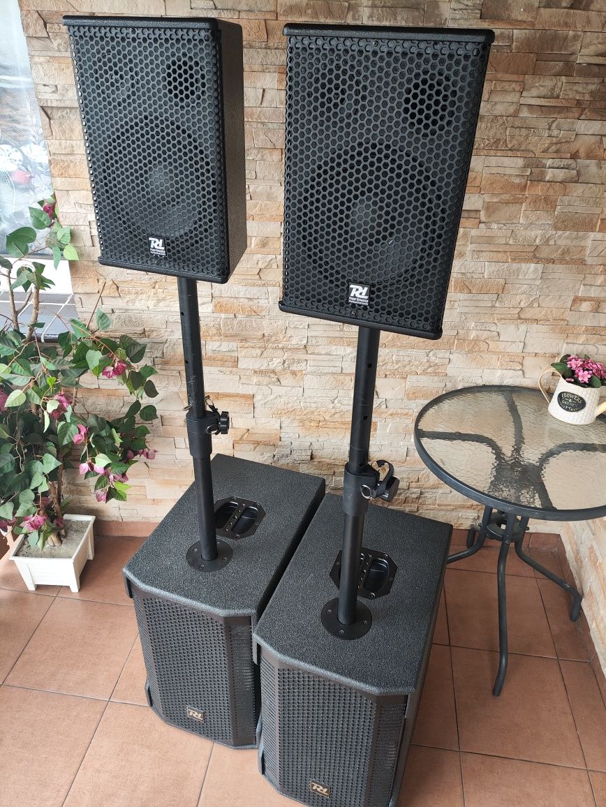 Aktywne Nagłośnienie Kolumny słupkowe Power Dynamics  PD812a zestaw