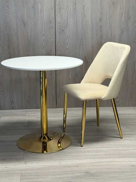 Stół Stolik nowoczesny okrągły do kuchni jadalni LUGANO.pro