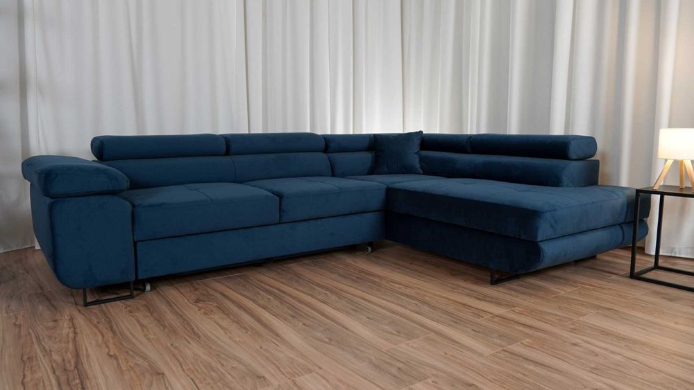 Narożnik Rio. Rogówka. Regulowane zagłówki. Sprężyny! Szybka dostawa!