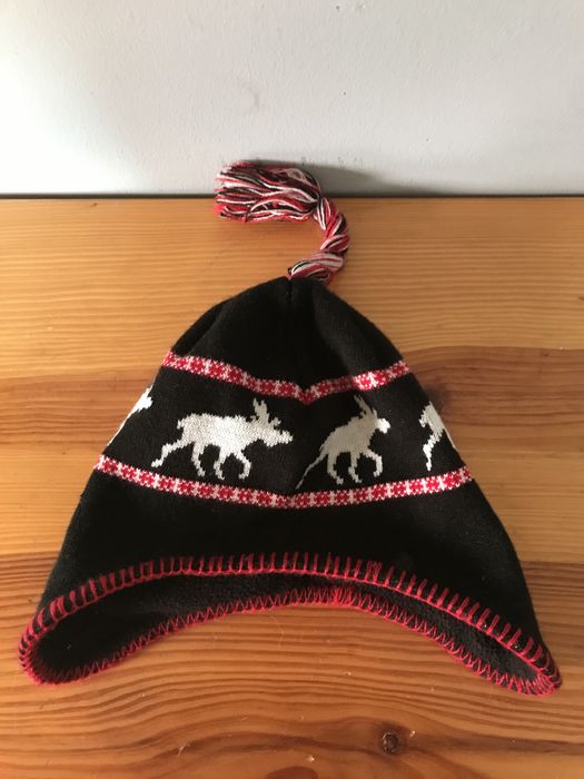 Używana czapka uszatka łoś Norwegia