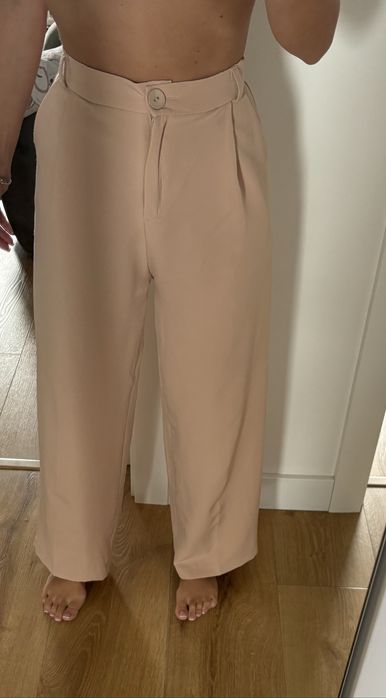 Szerokie spodnie xs Zara stradivarius