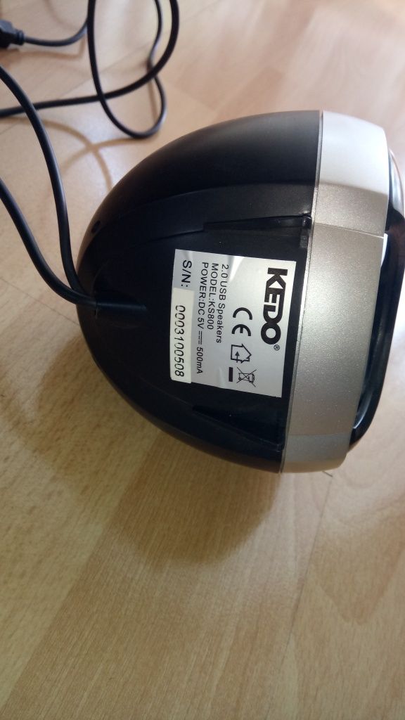 Głośniki komputerowe 2.0, do laptopa, USB, Kedo KS800