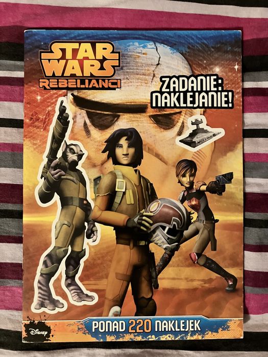 Star Wars Rebelianci nowa gazetka książeczka z naklejkami