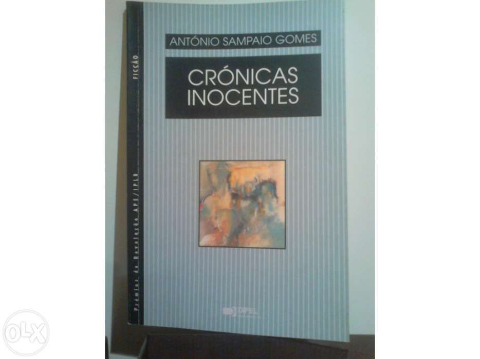 Livro - crônicas inocentes - antónio sampaio gomes