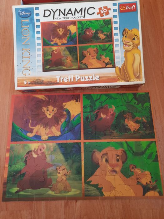 Puzzle trefl disney król lew 50 efekt 3D