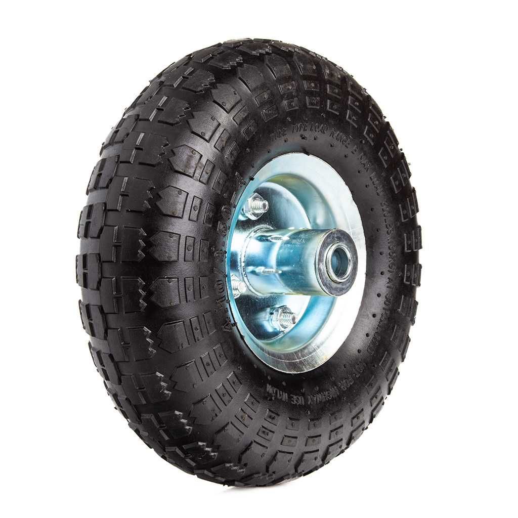 2szt Koło do wózka kółko taczek 26cm 4.10 / 3.50-4 4pr 260x80 fi 16mm