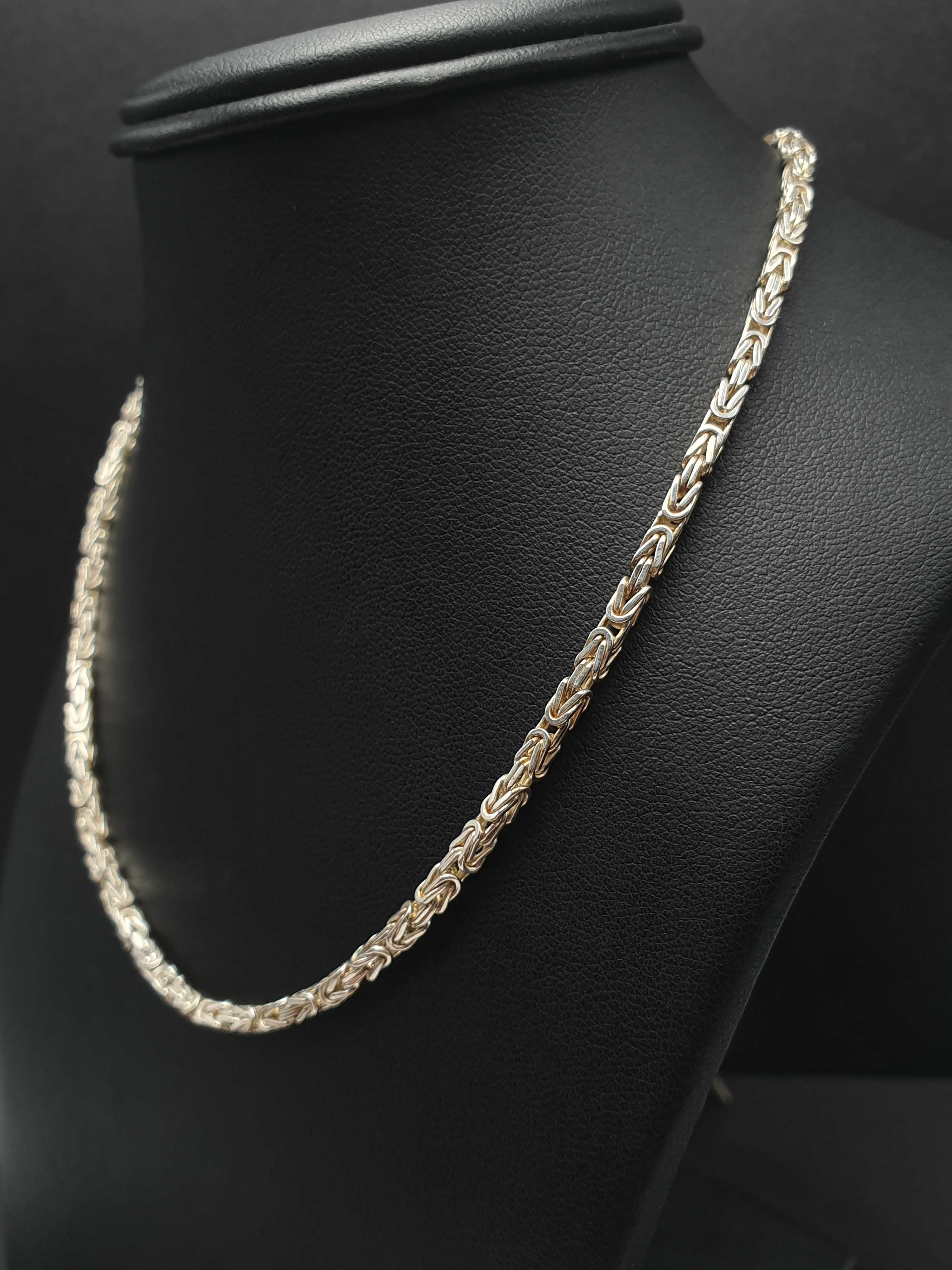 Srebrny łańcuszek 19,80g próba 925 dł. 60cm