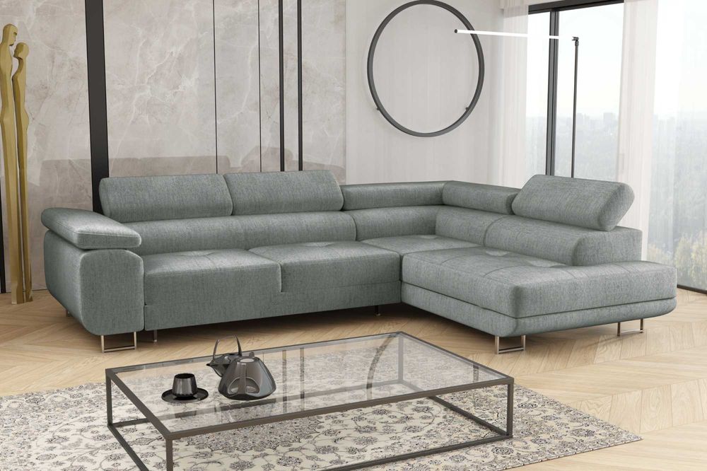 Narożnik Rio. Rogówka. Regulowane zagłówki. Sprężyny! Szybka dostawa!