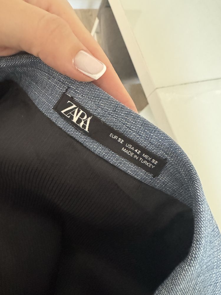 Garnitur Zara 42 niebieski