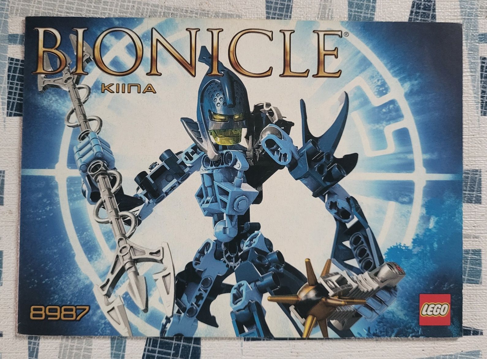 LEGO BIONICLE sama instrukcja do 8987 Kiina Glatorian