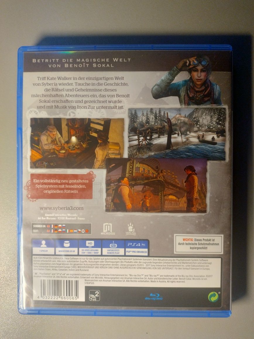 Syberia 3 na ps4 i ps5
