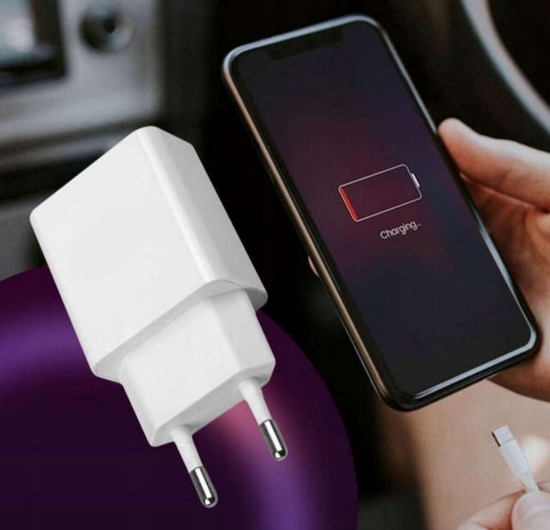 Ładowarka do telefonu Quick charge 3.0 typ USB-C sieciowa uniwersalna