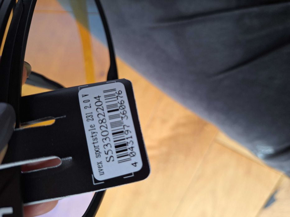 Okulary Sportowe Uvex Sportstyle 231 2.0 V Variomatic Black Mat S1-3