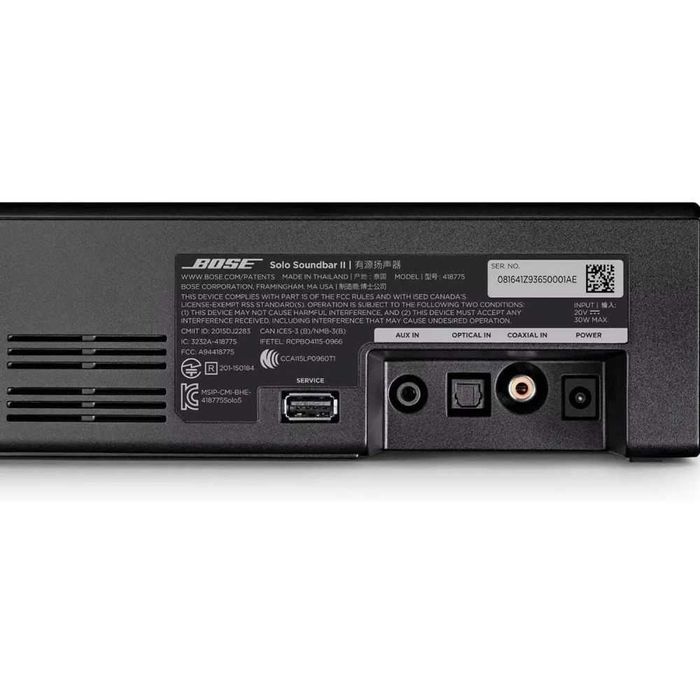 Саундбар Bose Solo Series II Black