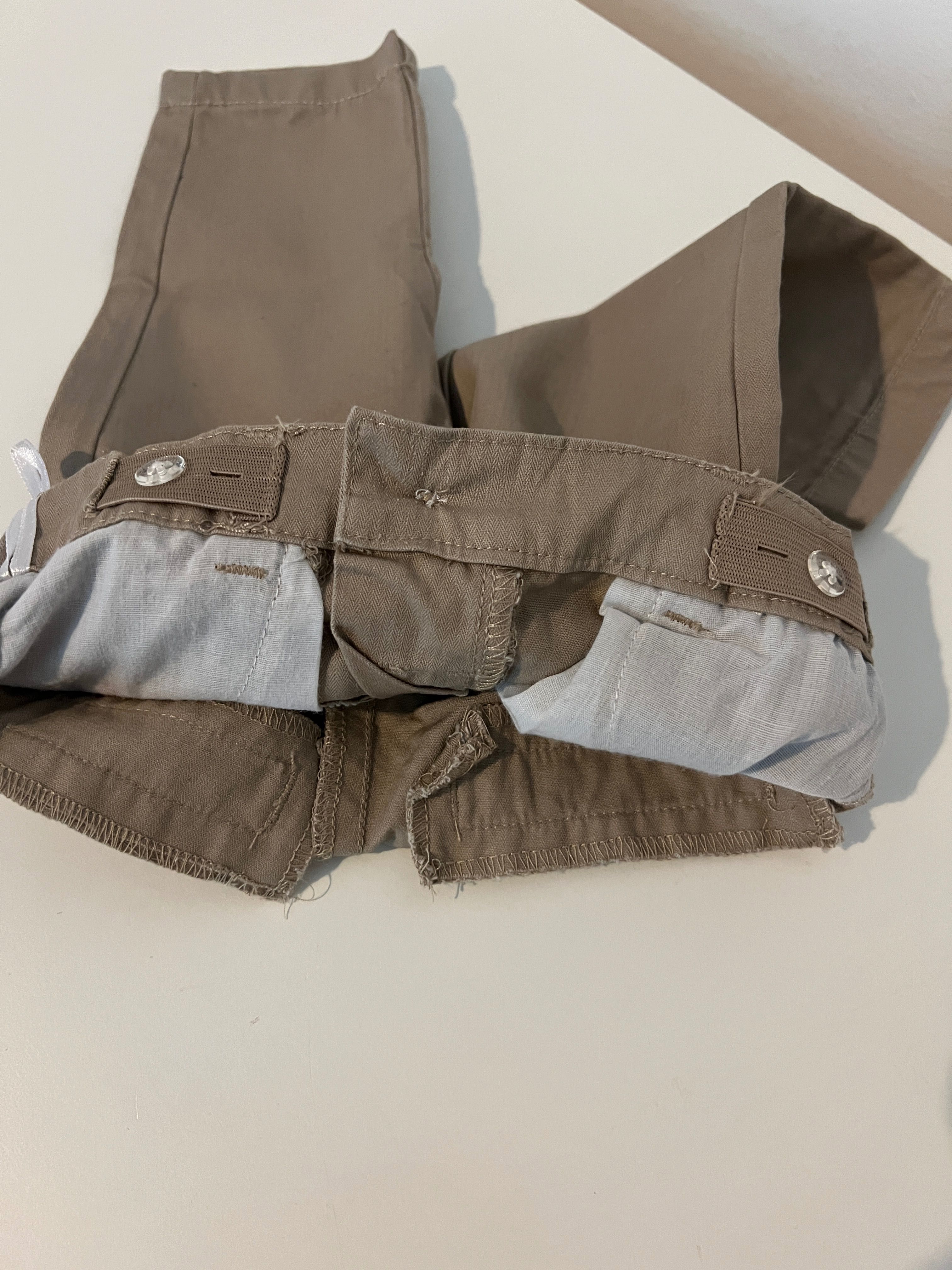 Calças beges Denim Co