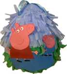 Piniata Świnka Peppa i George + kij gratis