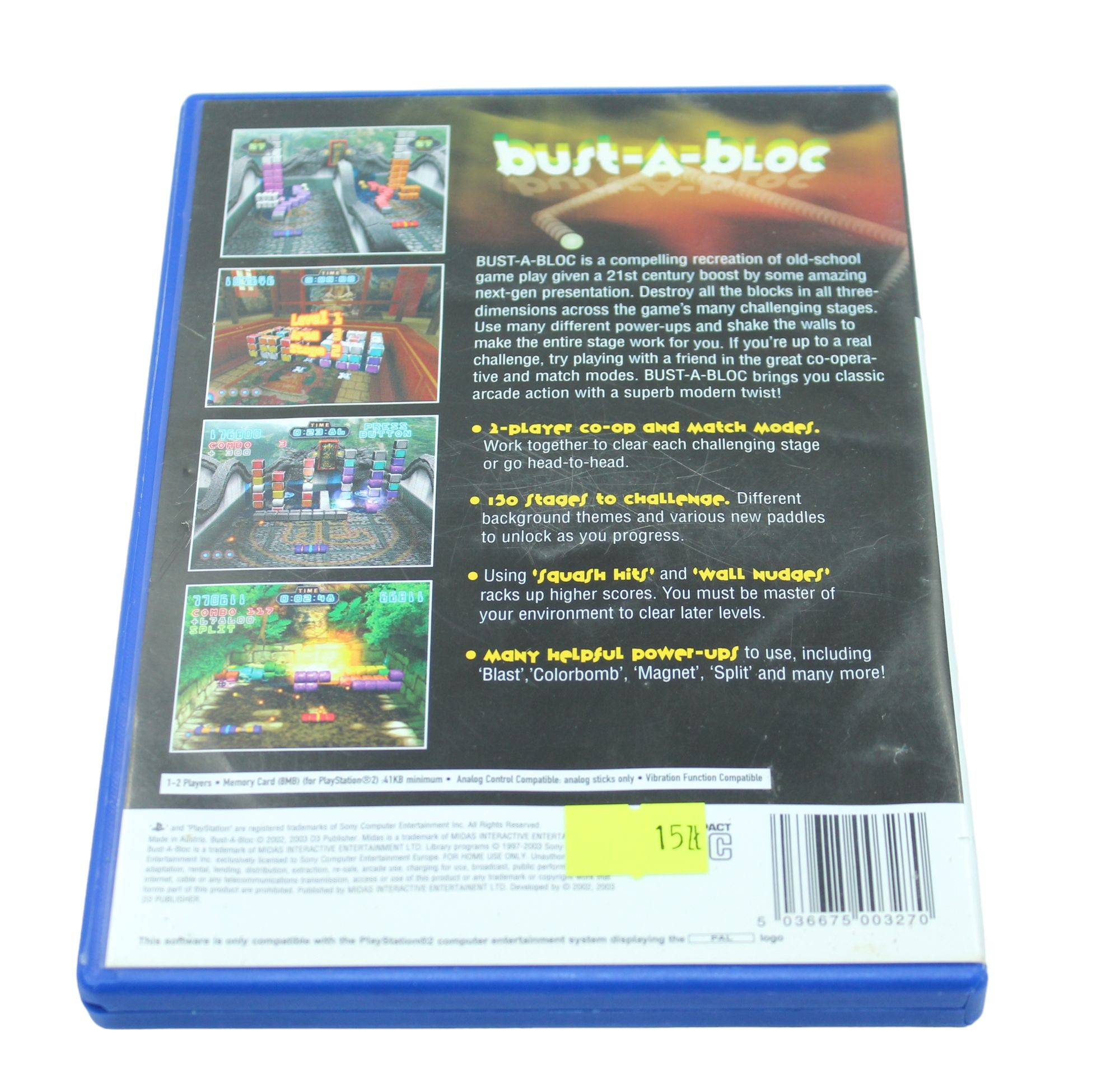 Bust - A - Block PS2 PlayStation 2