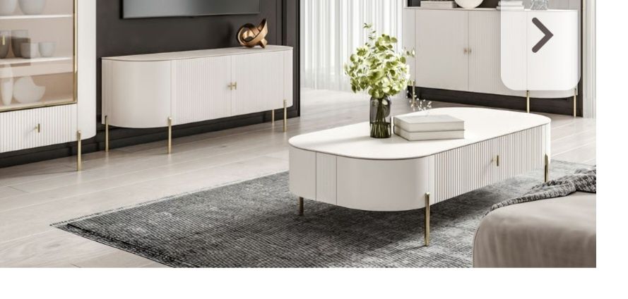 Duża ława do salonu Vittoria nowoczesny styl glamour