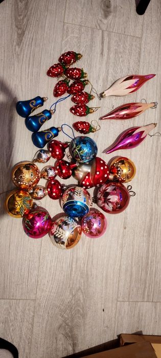 Ozdoby choinkowe PRL, Cena za całość 120 zł