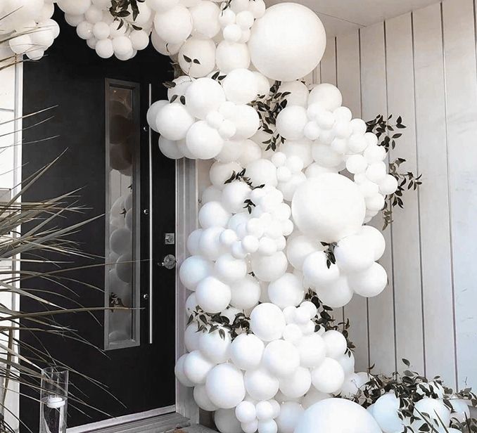 balony lateksow 50sz białe pastelowe 25c na urodzin ylwester karnawał