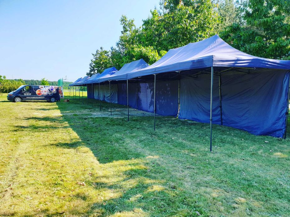 Wypożyczalnia, wynajem namiotów imprezowych, ławki, stoły, dmuchaniec